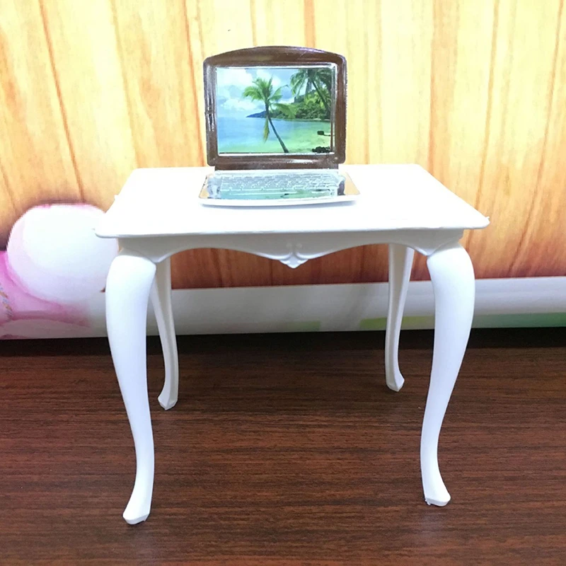 1 Набор кукольная мебель стол + лампа ноутбук стул аксессуары для куклы | Игрушки и