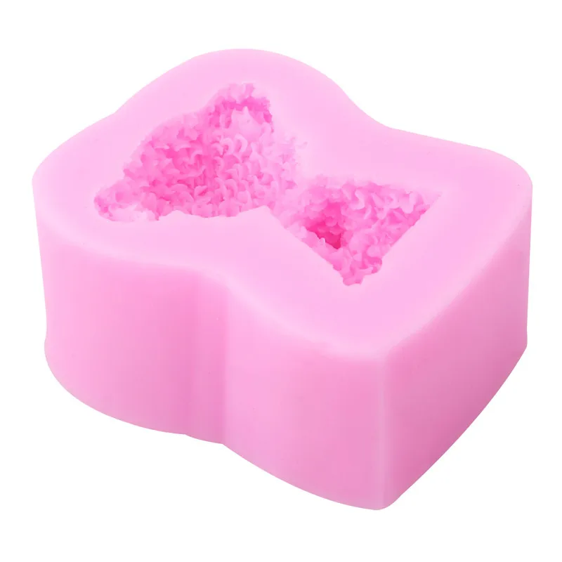 Силиконовые Милые формы маленького медведя DIY для торта помадные украшения