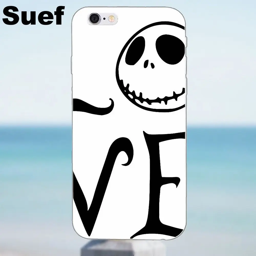 Джек Кошмар перед Рождеством для iPhone X 4 4S 5 5S 5C SE 6 6S 7 8 Plus Galaxy A3 A5 J1 J3 J5 J7 2016 2017 мягкие