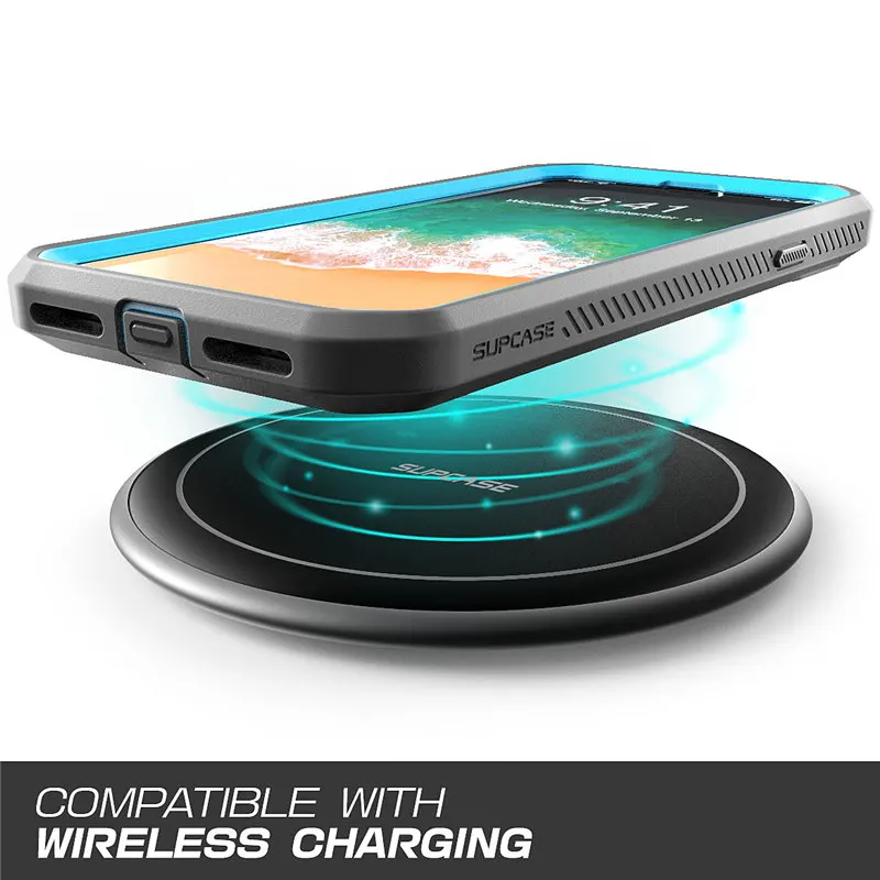 Для iPhone Xs SUPCASE чехол UB Pro Серия полный корпус прочная кобура клип-чехол со встроенным экраном протектор для iPhone X чехол