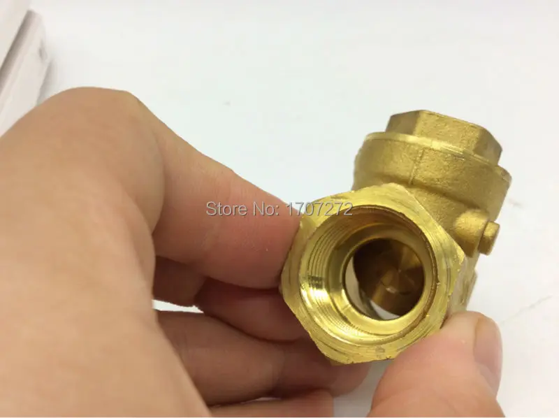 Обратный клапан с резьбой DN15 латунный 1/2 дюйма 3/4 BSPP высокого давления медный