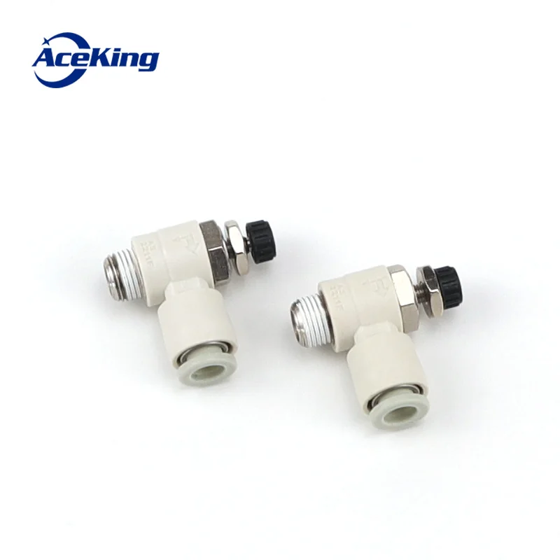 

AS speed regulating valve throttle valve limiting type AS1211 2211 3211f-m5-01-02-04-06s pneumatic adjustment connector