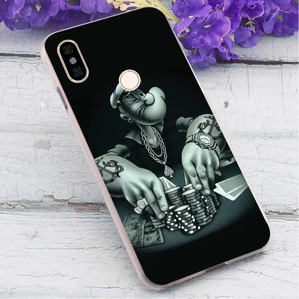 Пластиковый чехол для телефона Xiaomi Redmi Note3 3pro Popeye, чехол для Redmi Note 6, чехлы 5 Pro 4A 5 Plus 5A Prime 4X 6A