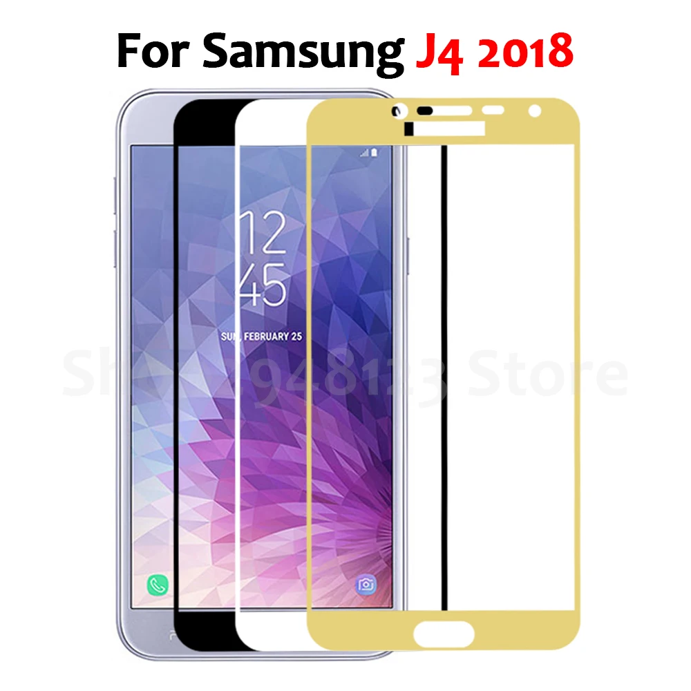 

For Samsung J4 2018 Tempered Glass For Samsung Galaxy J4 2018 J400 J400F SM-J400F Protective Film Samung J 4 2018 screen cover