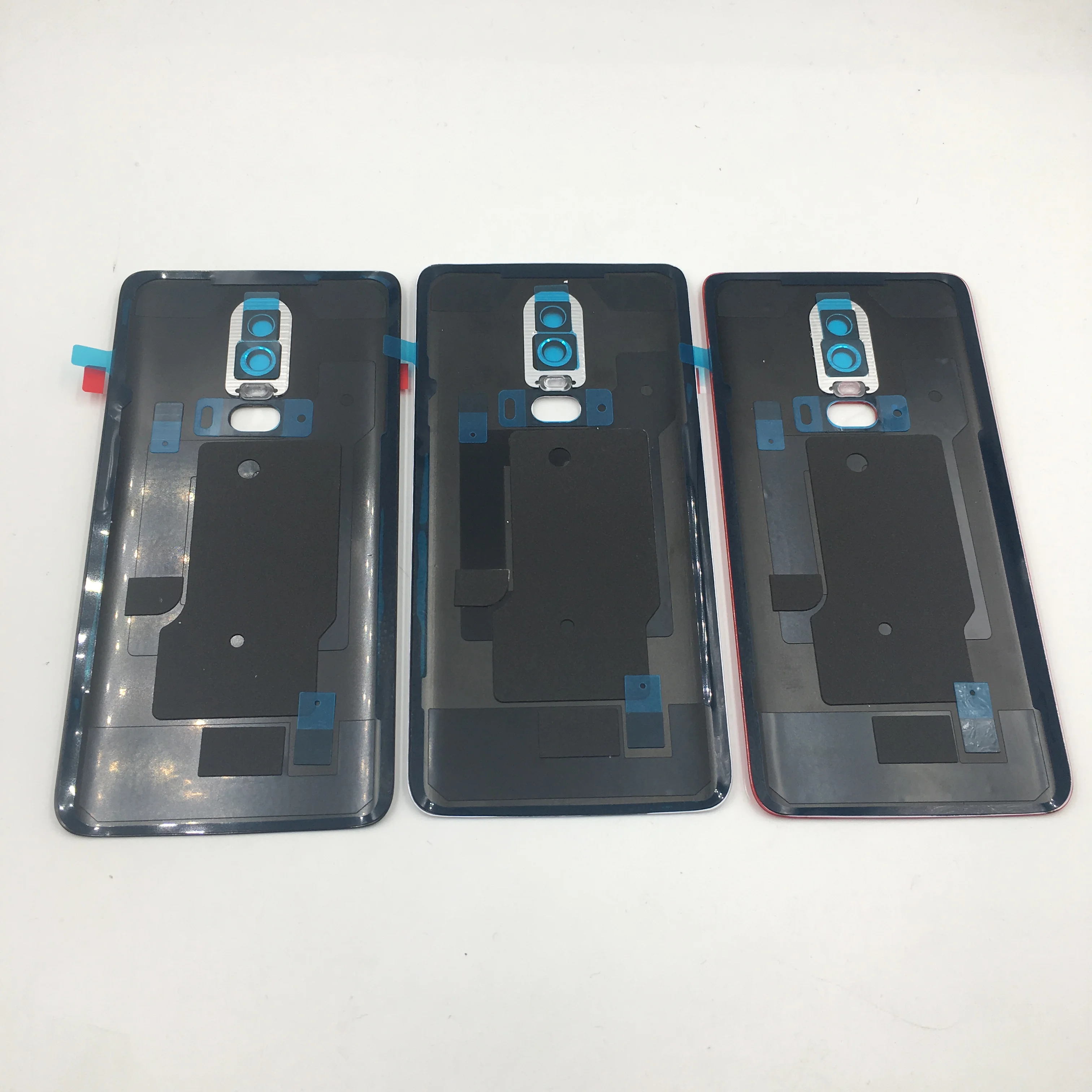 Оригинальное 3D стекло для Oneplus 6 Крышка батарейного отсека чехол задняя крышка