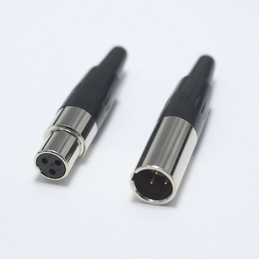 1 шт. Mini XLR 3 4 5 6 контактный штекер/гнездовой разъем маленький 3P Аудио для микрофона