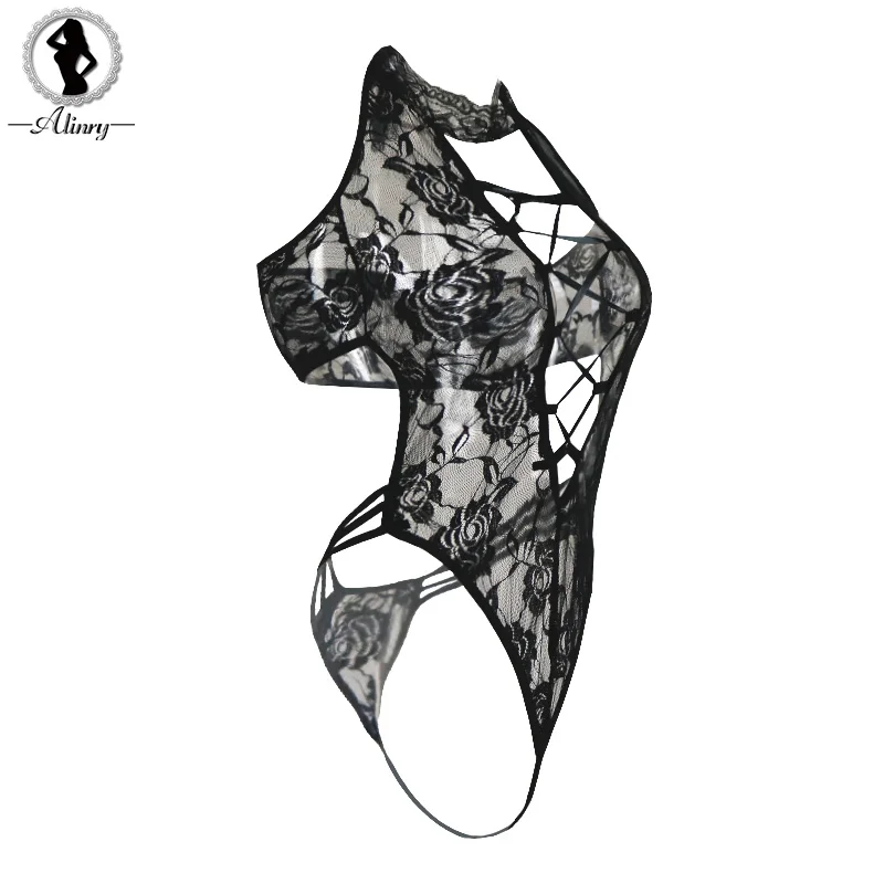 2017 Сексуальное женское белье горячая Черное кружево перспектива женщины тедди