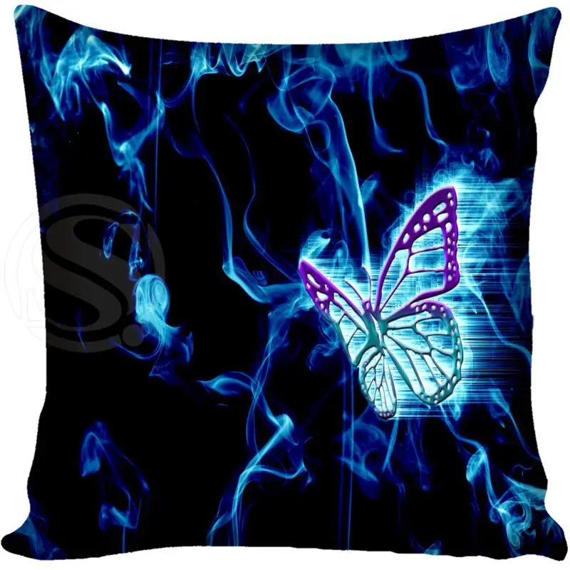 Pillowcase Изготовленный на заказ Наволочка с изображением бабочки площади молнии домашняя декоративная Подушка Крышка с двух сторон Печатный более size35X35 40 х 40 размером 45*45, 60X60 - Цвет: Pillowcase