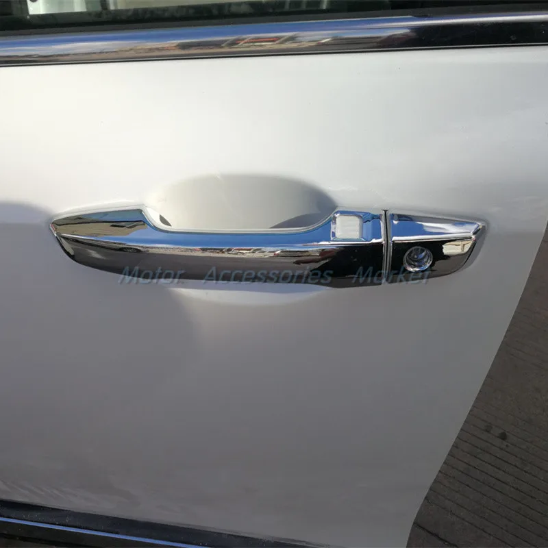 Новая спортивная стильная хромированная накладка на дверную ручку из