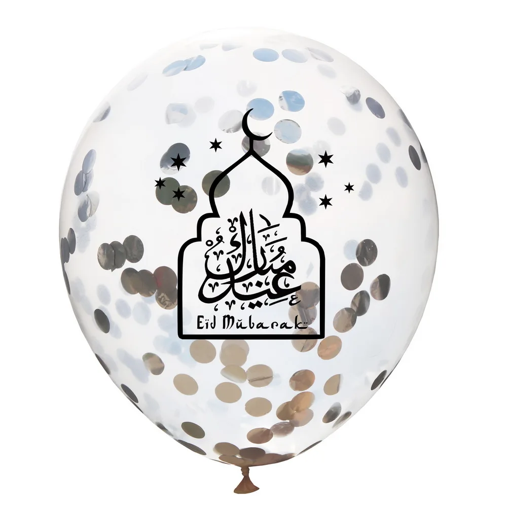 Dozzlor 10 шт./лот 12 дюймов Eid Мубарак латексные воздушные шары Рамадан мусульманский