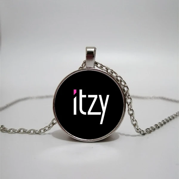 

ITZY New Girl Group Glass Necklace men and women Necklace Jewelry Pendant Necklace DIY customized photos , necklace