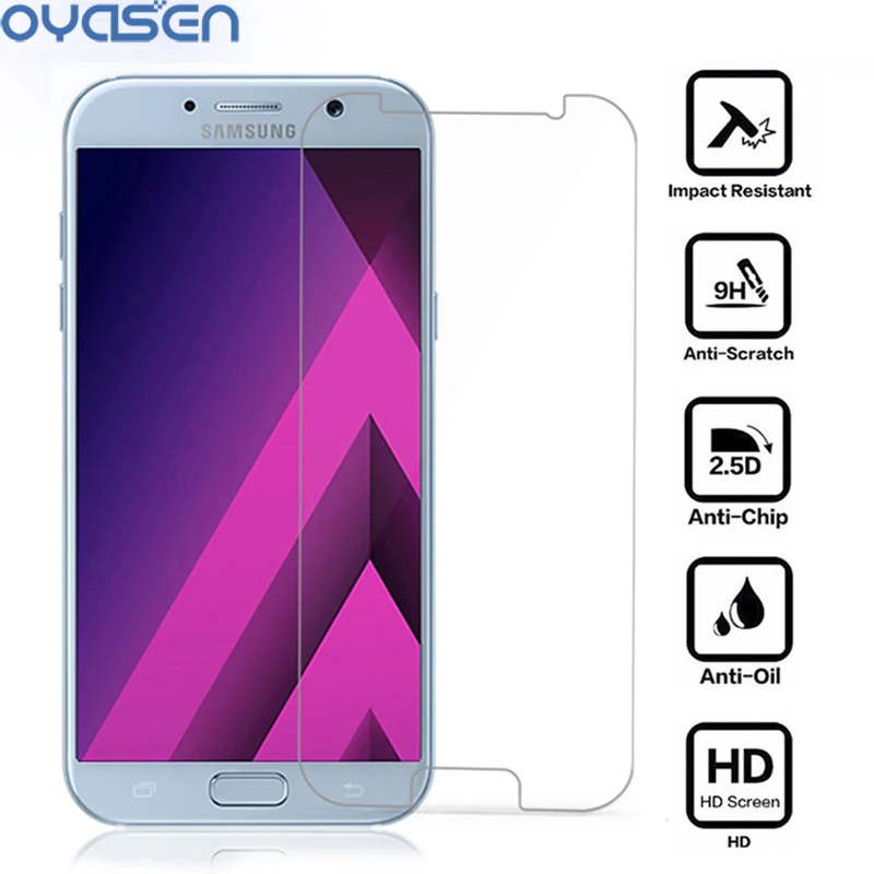 Взрывозащищенный 9H Защитная пленка для Samsung Galaxy A5 2017 A520 A520F Премиум HD защитный