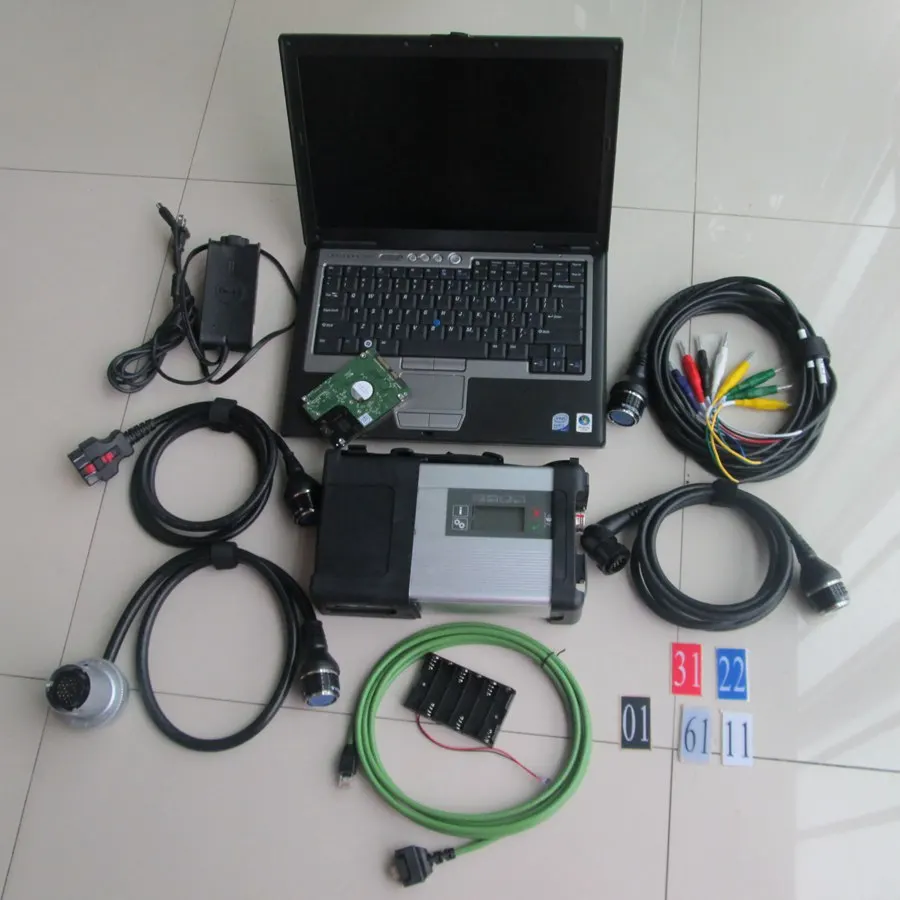 

MB SD C5 Diagnosis + hdd Software 2021.03v engineer software + mb star c5 sd with laptop D630(4gb) diagnostic pc ready to work