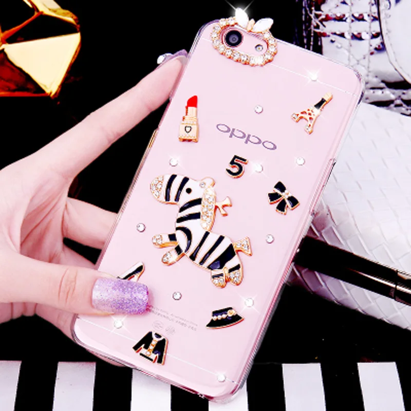 Роскошные девушка женщина С кристалалми и стразами случаях + Bling со чехол для