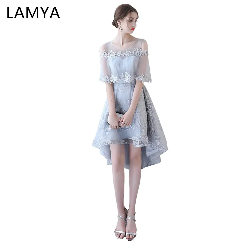Элегантные Короткие Коктейльные Вечерние LAMYA с передней и задней частью женское