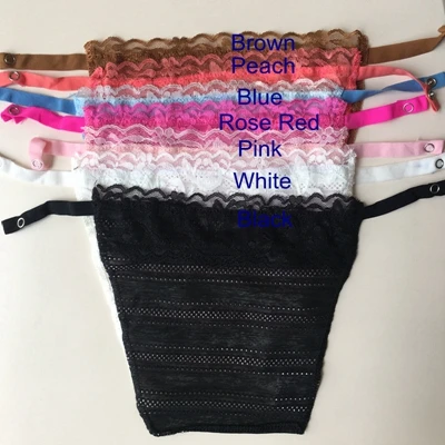 7colors in bag Акция, 7 цветов, легкая застежка на бретельках, Женская кружевная прищепка на бретельках, макет, бюстгальтер, вставка, накладка, скромная панель для женщин, жилет - Цвет: 7colors in bag