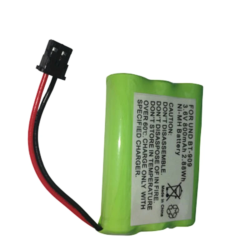 1 шт. перезаряжаемый беспроводной телефон батарея для uniden BT 909 BT909 3 * AAA металл