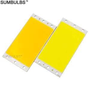 Модуль светодиодной ленты 94x50 мм 15 Вт COB, 12 В постоянного тока, 1600 лм, Ультраяркий, теплый, холодный, белый, синий, чип cob на плате, матричная светодиодный ная лампа