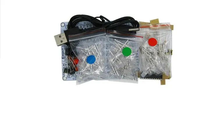 8*8 RGB светодиодный DIY наборы музыки аудио спектр индикаторный усилитель плата