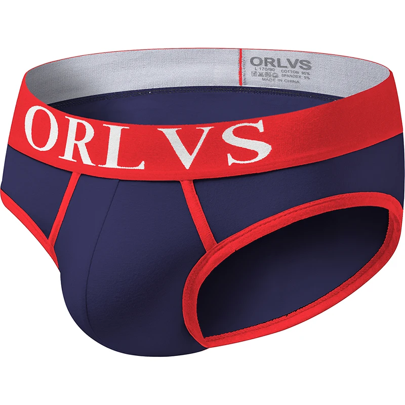 ORLVS 2019 мужские сексуальные трусы брифы из хлопка нижнее белье cueca