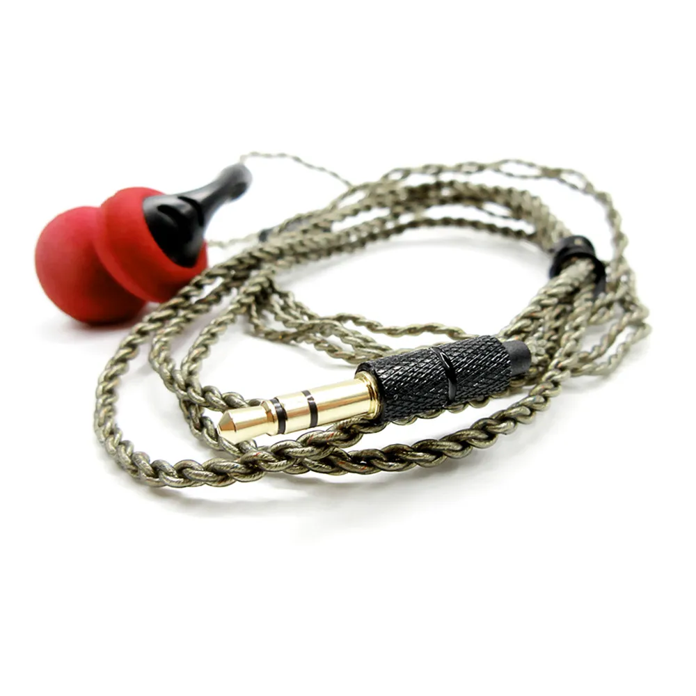 FENGRU DIY PK2 наушники вкладыши с плоской головкой Наушники Hi Fi регулятор баса DJ
