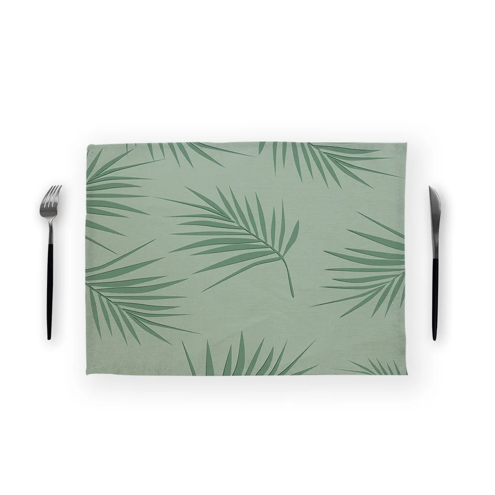 CD9-1 Растение Monstera Serviette De Table Fabric салфетка чайное полотенце 43*32 см льняные салфетки для свадьбы бумажная салфетка украшение дома - Color: CD9-1