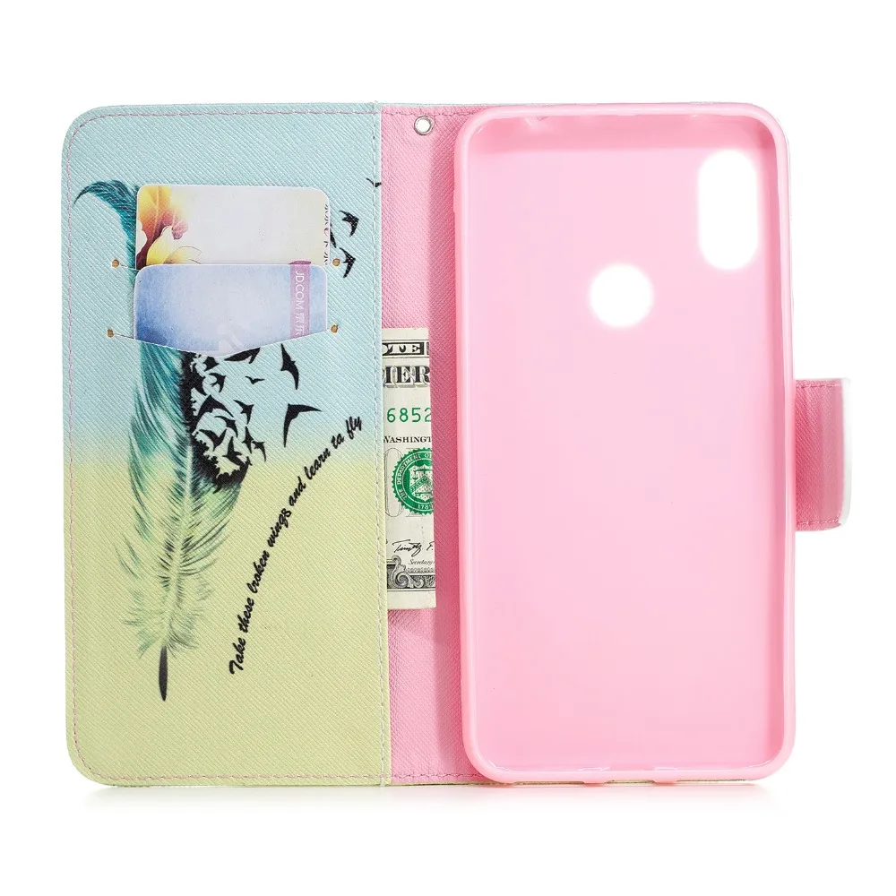 Чехол-бумажник для coque Xiaomi Redmi Note 6 чехол Mi A2 Lite / 8 Etui fundas Telefoon Hoesjes | Мобильные