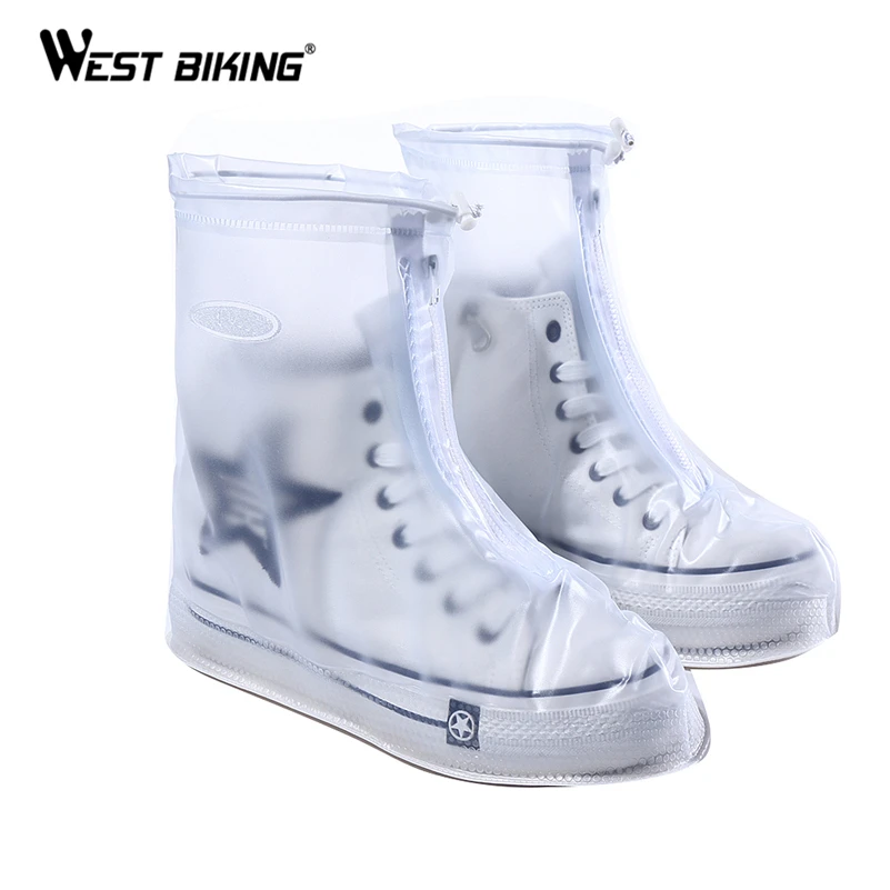 Многоразовый водонепроницаемый чехол для спортивной обуви WEST BIKING защита от