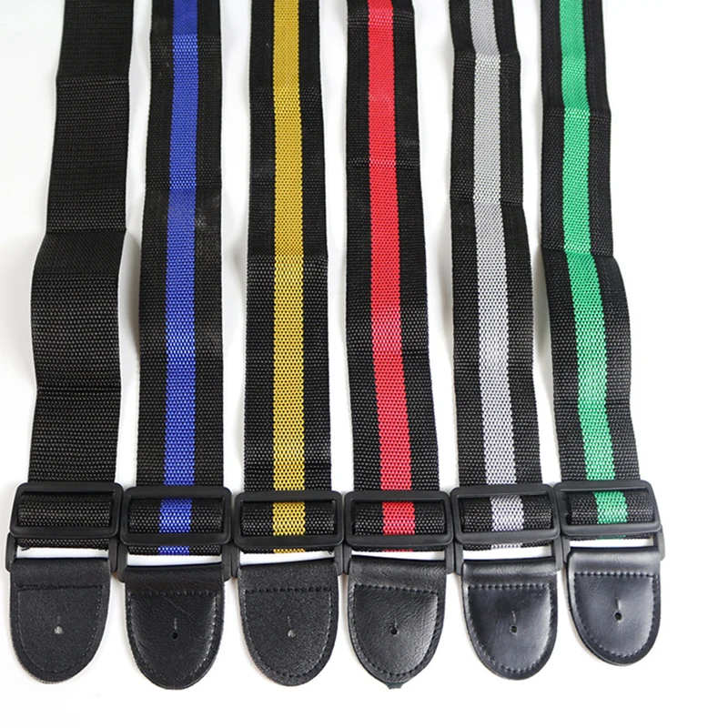 Классические полосатые хлопковые ремни для укулеле аксессуары прочный ремень