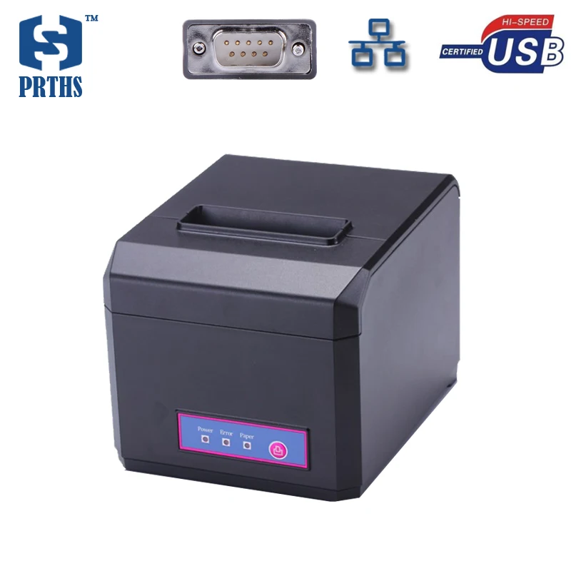 Auto cutter 80mm pos printer Ethernet Thermal receipt support 58 & paper multi functional high speed HS E81USL|printer adf|printer wholesalersprinter