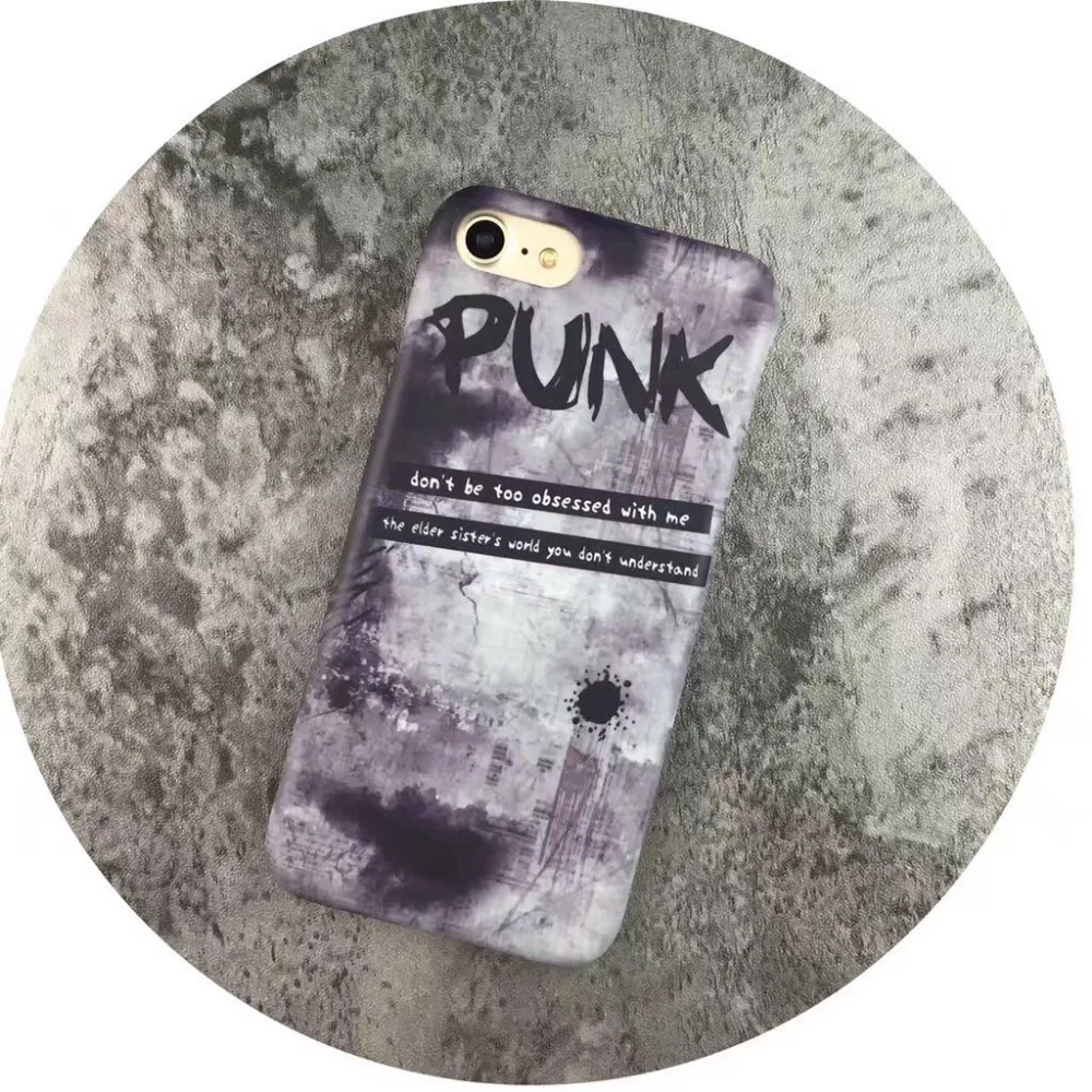 Новое Прибытие Прохладный Punk Телефон Case Для iphone 6 6s splus ПК жесткий Ультра Тонкий