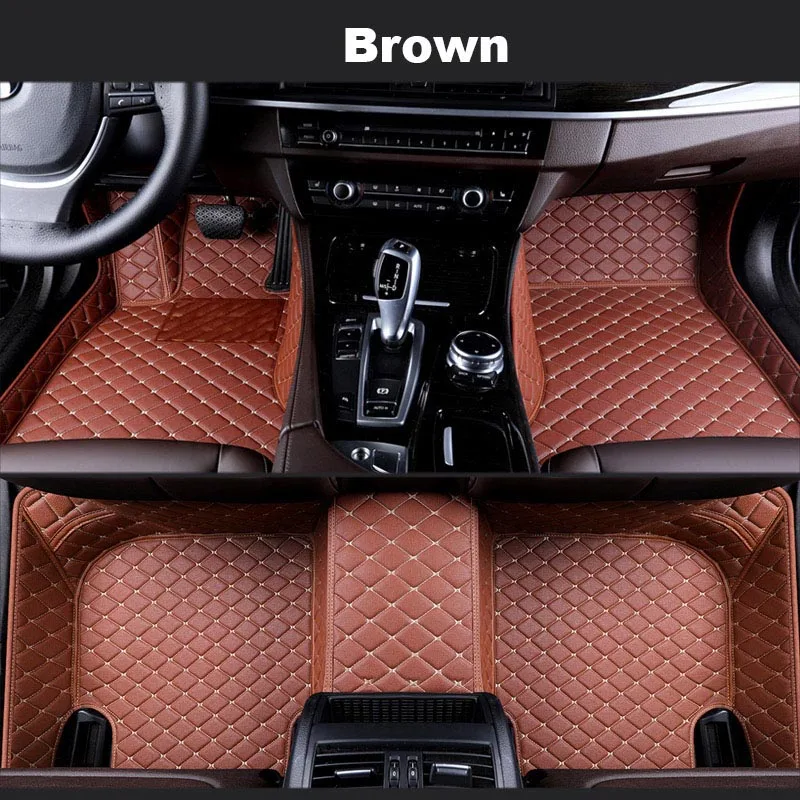 For 5 seats 2 rows Автомобильные коврики для Chevrolet Enjoy EPICA Camaro Aveo Cruze Captiva TRAX LOVA SAIL авто аксессуары для автомобиля Стайлинг Пользовательские Коврики для ног - Название цвета: For 5 seats 2 rows