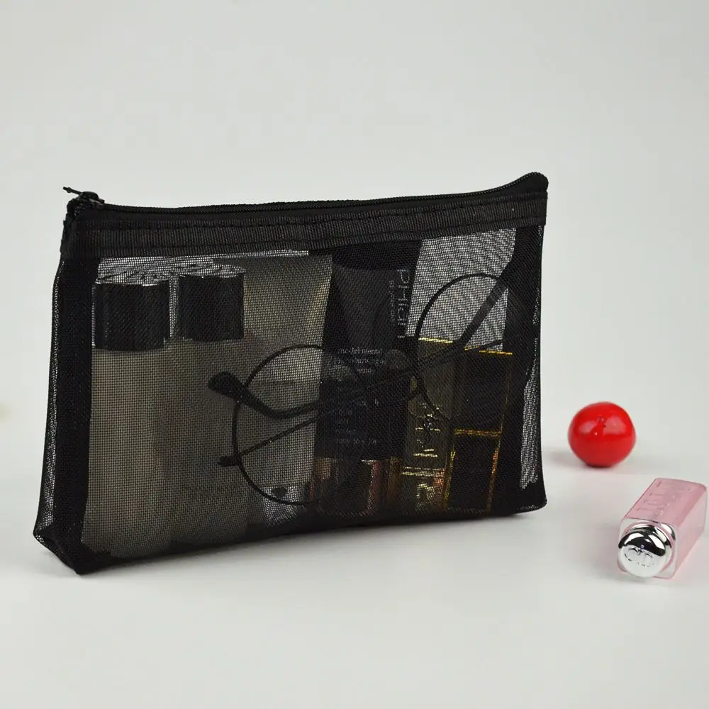 Прозрачная Маленькая женская косметичка дорожный функциональный чехол для