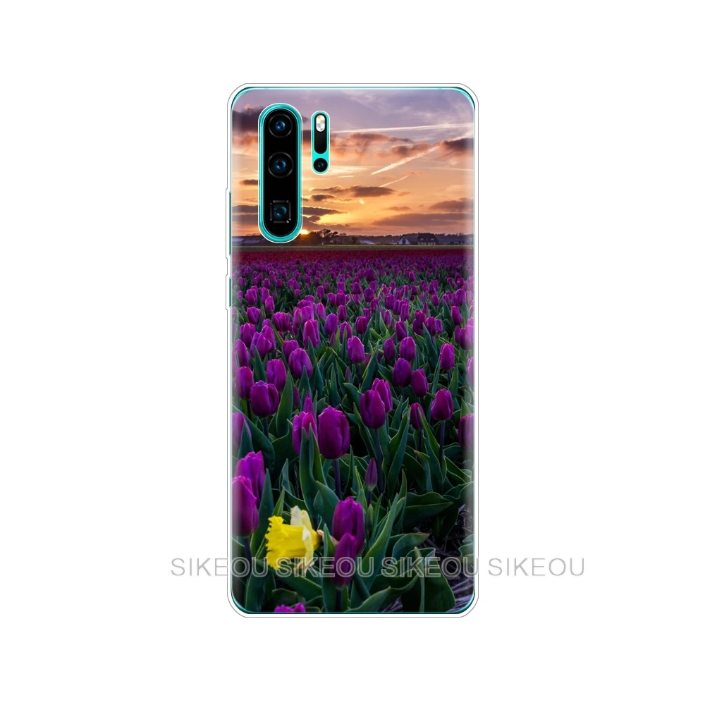Чехол для Huawei P30 PRO LITE задняя крышка huawei mate 20 pro lite p smart 2019 plus тюльпаны цветы