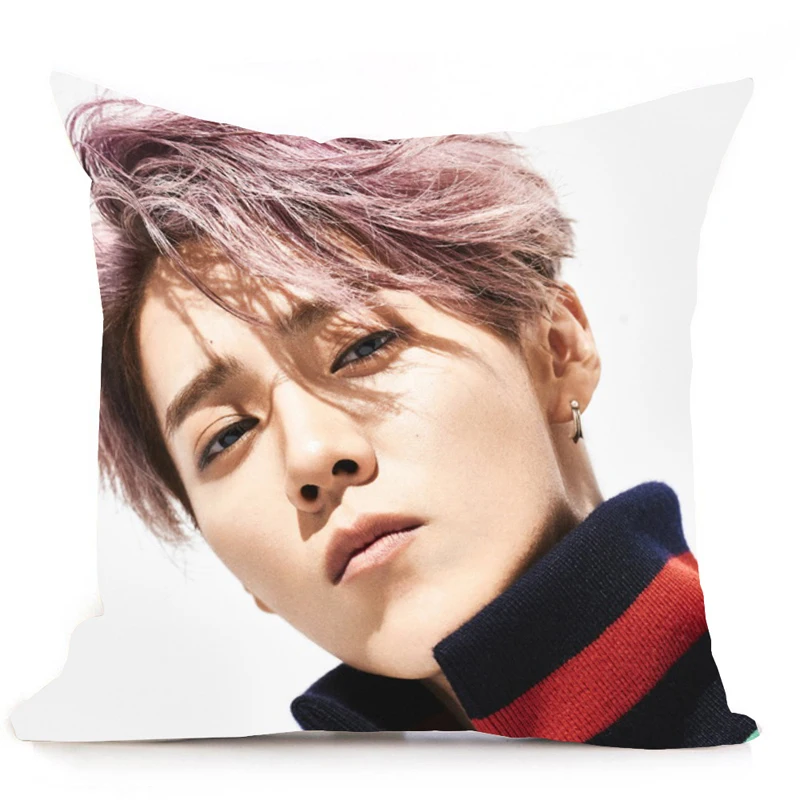 Домашний текстиль K Pop EXO LU HAN полиэстер односторонний 40*40 см квадратный чехол для