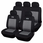 OHANEE автомобильные чехлы для сидений, набор, универсальные, подходят для большинства покрышки для автомобилей с Следы шин, детальный Стайлинг, защита для автомобильных сидений