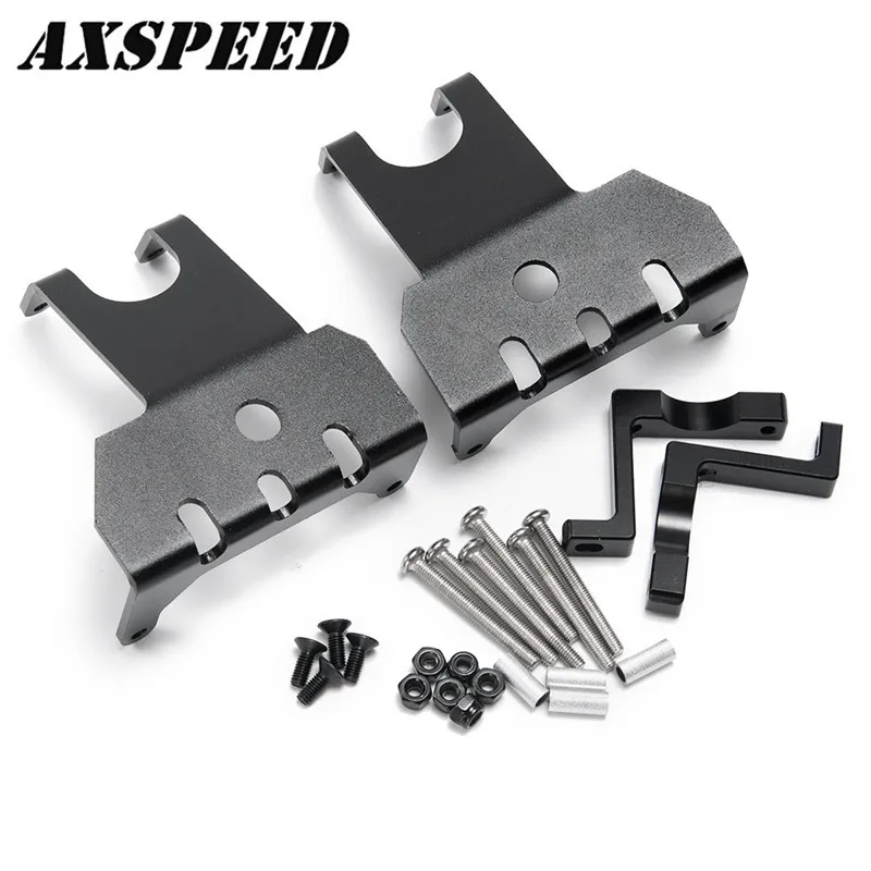 AXSPEED серебристый черный сплав алюминия противоскользящая пластина Защита для 1/10