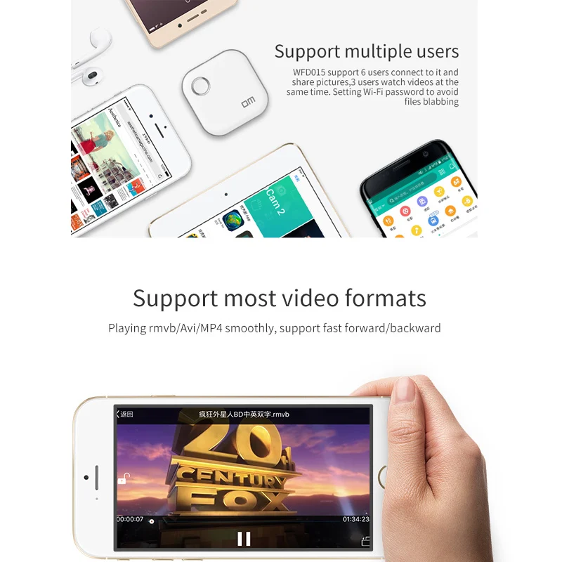 DM Wifi USB флеш накопители WFD015 32 Гб WIFI для iPhone/Android/PC Smart Pen Drive Memory Usb Stick|USB