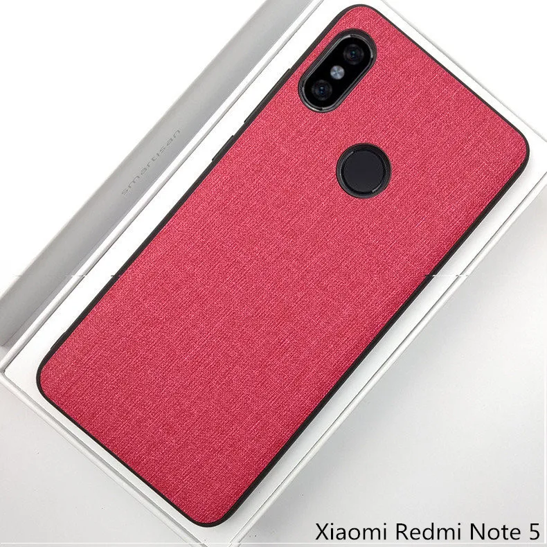 Xiaomi redmi note 5 Edition чехол из жесткого поликарбоната Роскошный Ретро тканевый кожаный мягкий чехол с краями из ТПУ для Xiaomi redmi note 6 78 k20 pro