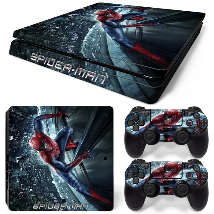 Наклейка с пауком Fly Sky для Ps 4 Slim для Playstation 4 Slim для ps4 slim Виниловая наклейка чехол Ball