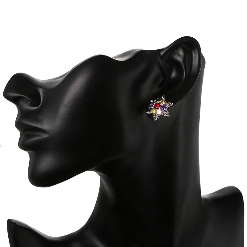 Женские серьги гвоздики с кристаллами Emmaya 2017|fashion stud earrings|stud earringsstud earrings for women |