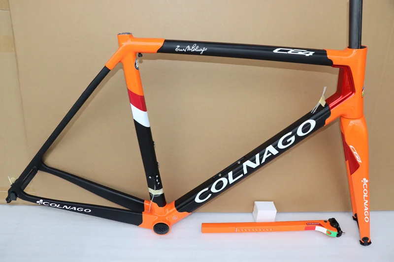 T1100 UD матовый глянцевый черный оранжевый Colnago C64 карбоновая рама велосипеда с 12 цветами на выбор