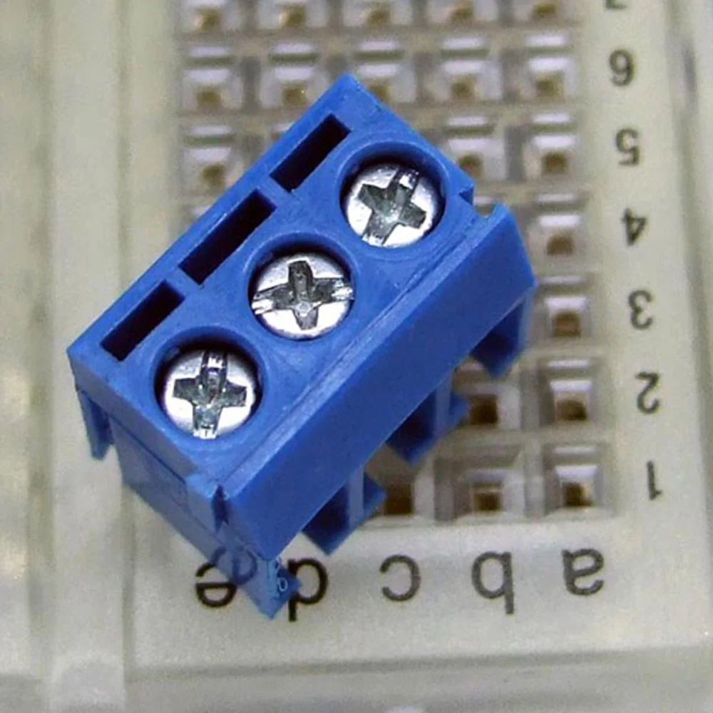 IMC Горячее предложение Новый Серебряный пластик 5x3 шпильки PCB винтовой