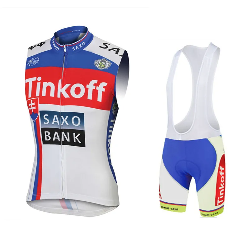 Cycle Vest 2015 tinkoff saxo bank cycling jersey Sleeveless fluo yellow Roupa Ciclismo Cycling Riding Bike Sport Mtb | Спорт и