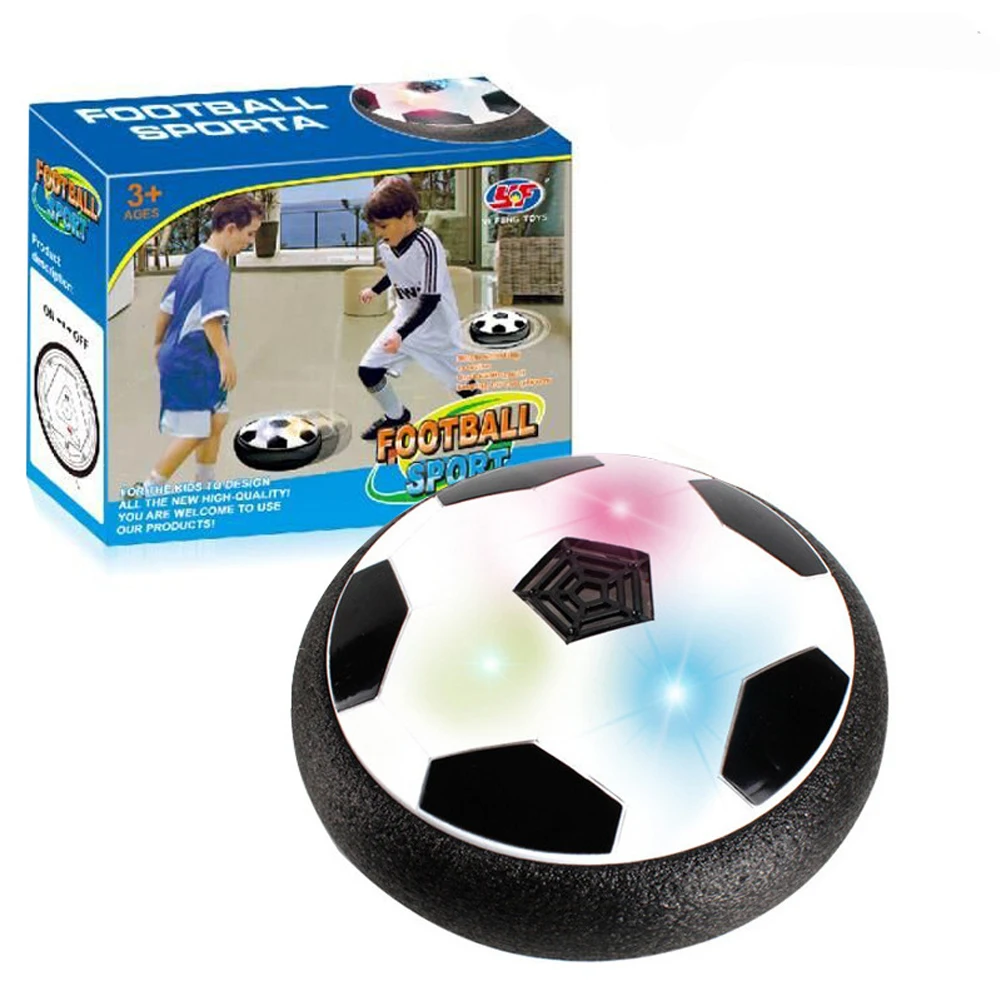 

15CM Hovering Football Game Toy Kid Chidren Gift Funny Flashing Ball Toys Air Power Soccer Balls Disc Gliding Multi-surface