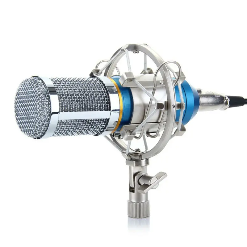 Профессиональный конденсаторный микрофон KTV BM-800 Cardioid Pro Audio Studio Vocal recording Mic KTV Караоке+ металлический амортизатор
