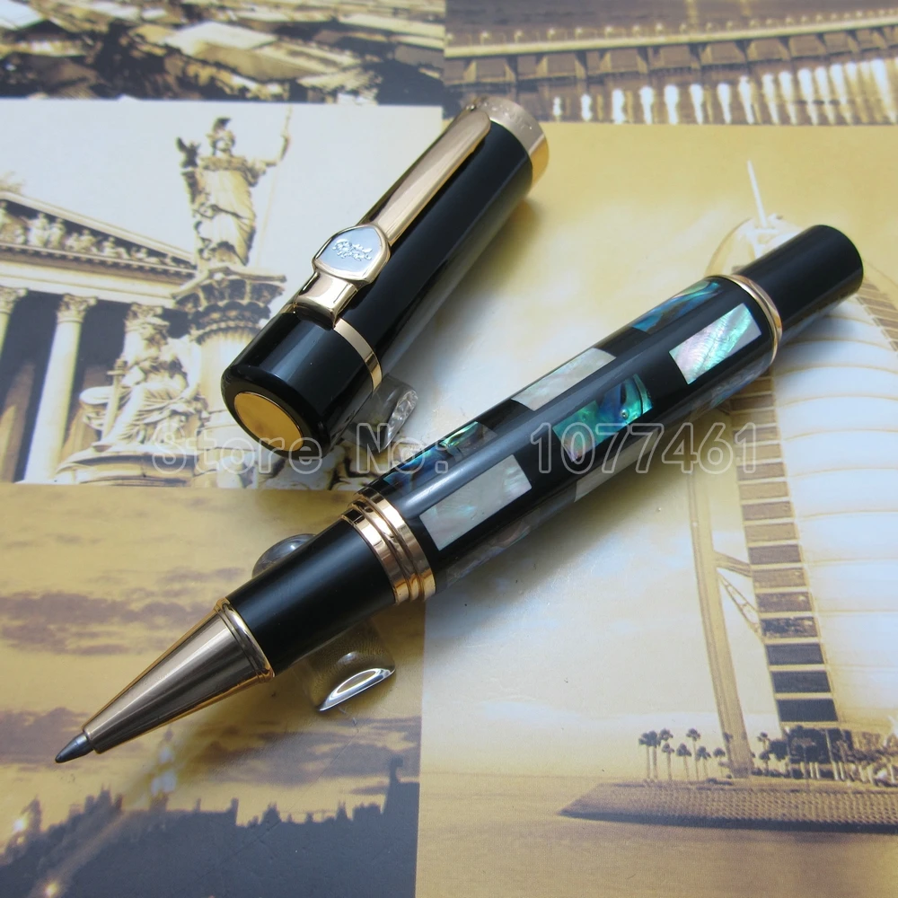 

Jinhao Roller ball Pen Bright Pearl Dark Green Sea Shell With Gift Box J77KC3