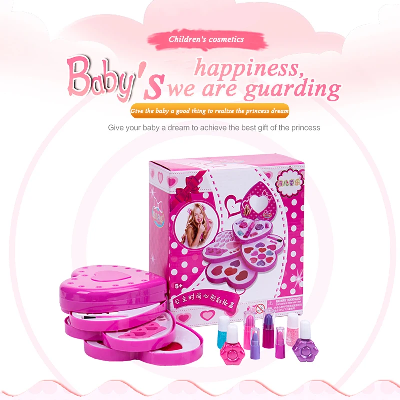 Детская музыкальная косметика игрушки в форме сердца для девочек сценическое