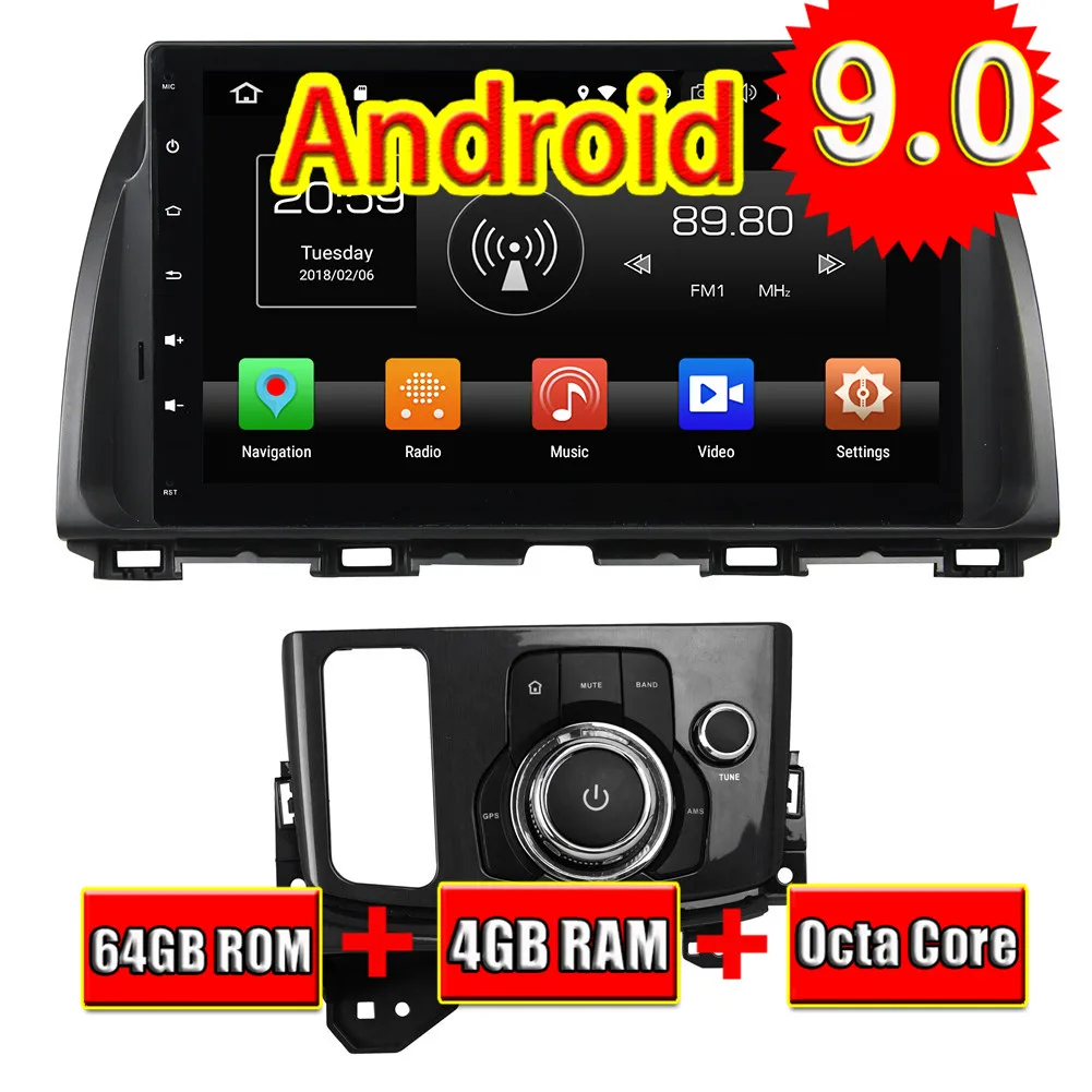 

Topnavi Android 9.0 Car Media Center Player For Mazda CX-5 ATENZA Audio Auto Radio Stereo 2DIN GPS Navigation NO DVD Octa Core