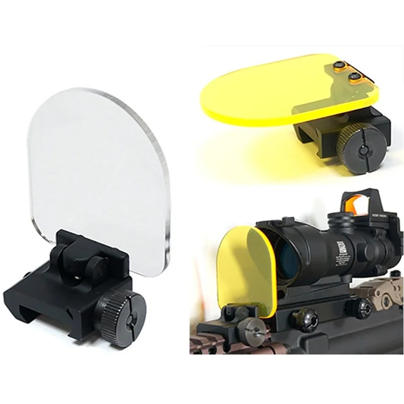 

AIM Bulletproof Flip Up Scope Lens Protector Airsoft Tactical Riflescope Shooting Hunting Red Dot Accessories AO7007